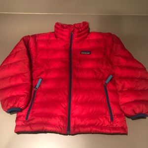 Boys Patagonia down sweater jacket